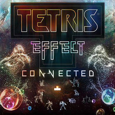 Ключевое изображение из игры Tetris Effect