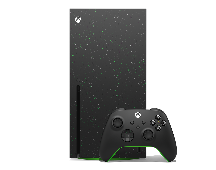 Xbox Series X – 2TB Galaxy Black Special Edition ja langaton Xbox-ohjain - Galaxy Black Special Edition