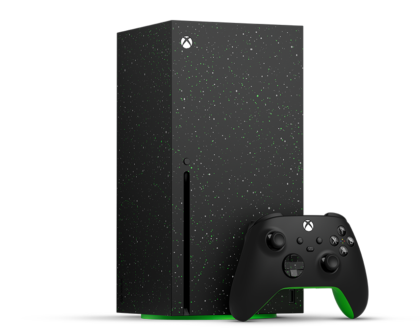 Xbox Series X – 2TB Galaxy Black Special Edition ja langaton Xbox-ohjain - Galaxy Black Special Edition