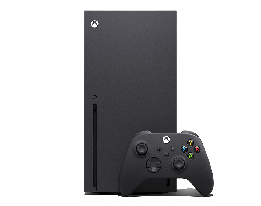 Xbox Series X — 1 TB Carbon Black z kontrolerem bezprzewodowym Xbox — Carbon Black