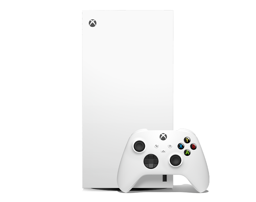 Xbox Series X – 1TB All-Digital Robot White ja langaton Xbox-ohjain – Robot White