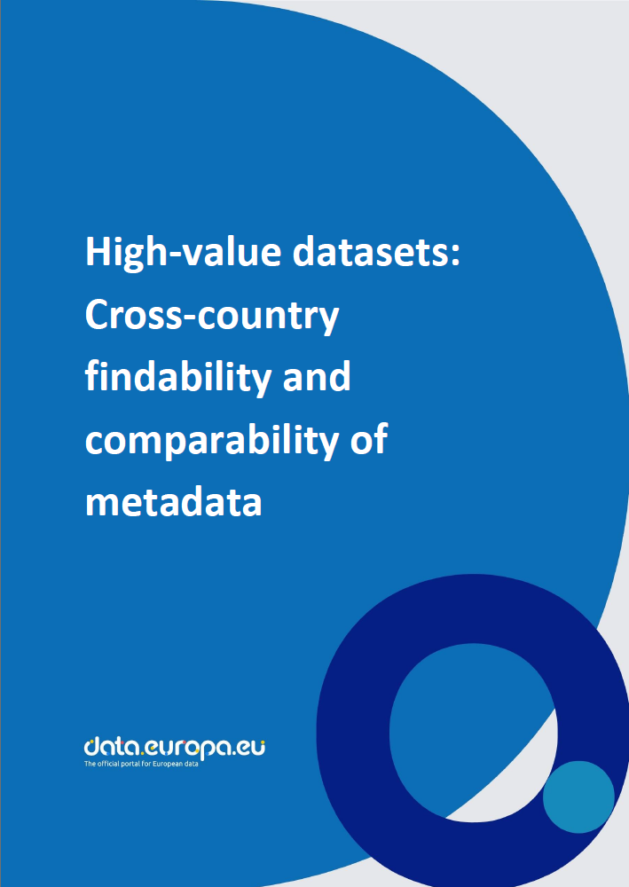 High-value datasets: Cross-country findability and comparability of metadata