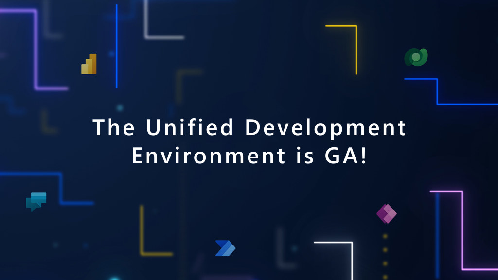 Image The Unified Development Environment is GA