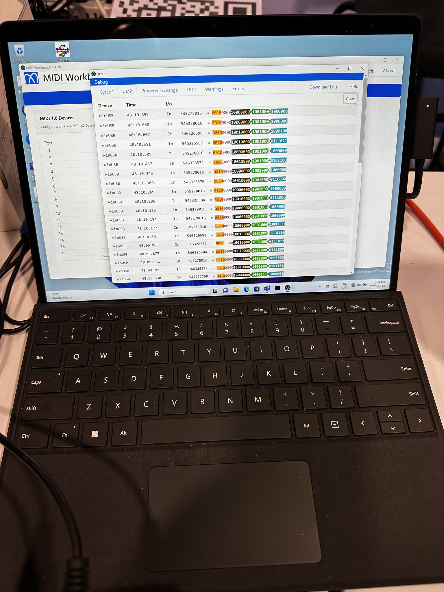 Microsoft MIDI 2.0 Driver on Arm64 at NAMM