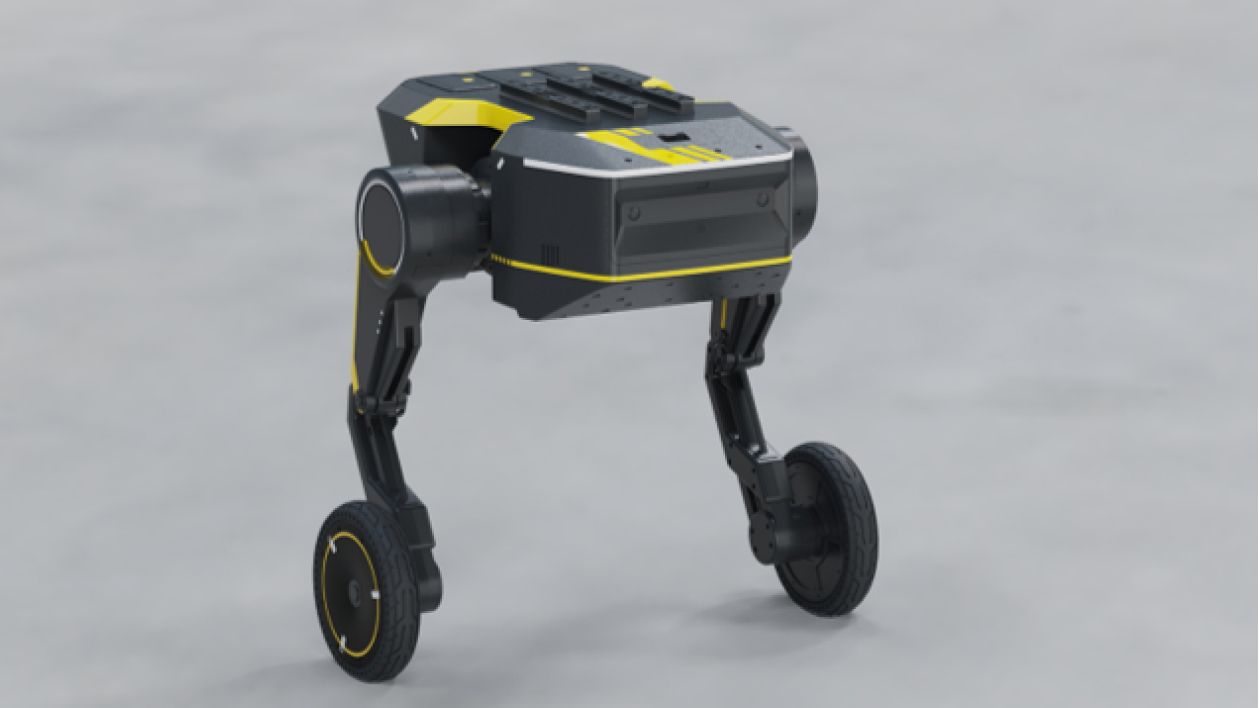 NVIDIA Isaac ROS powers Tita, a wheeled bipedal robot by Direct Drive Tech