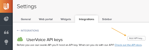 Add API Key