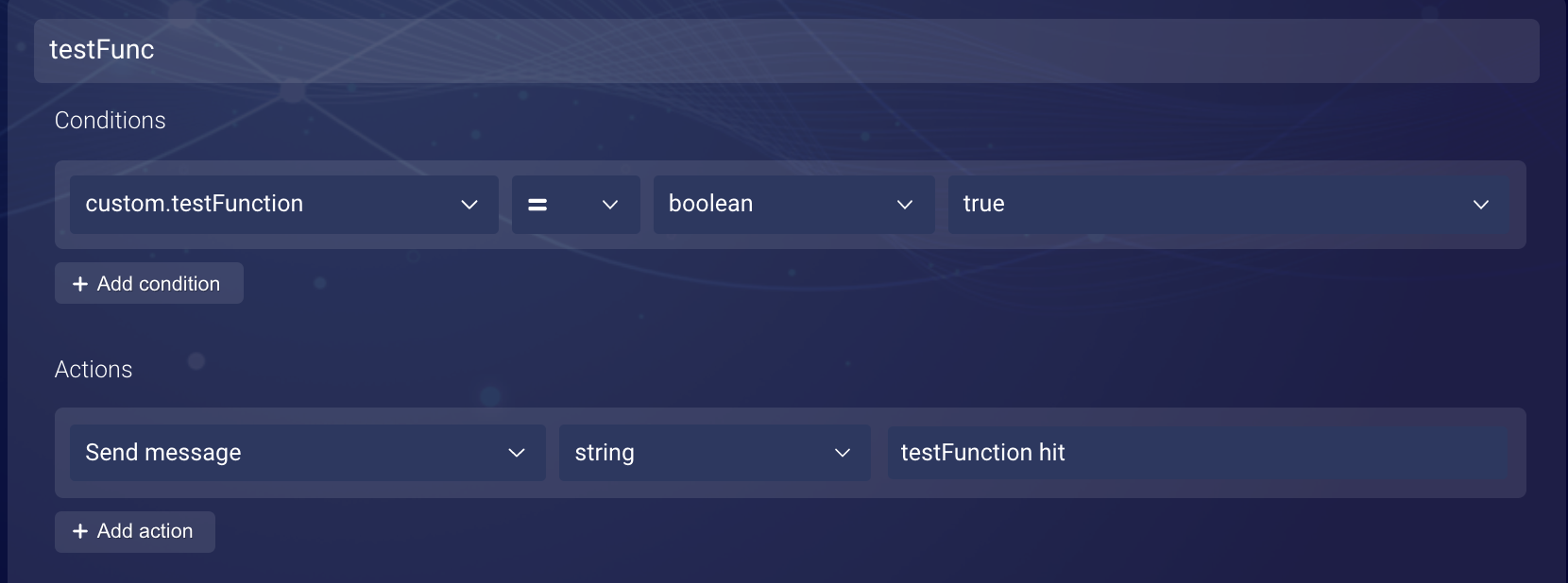 Using the function-based custom attribute in a policy