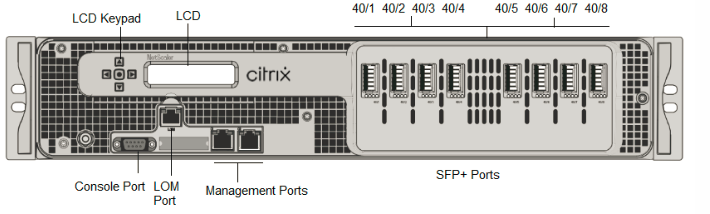 MPX 25000A front panel