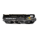 TUF Gaming GeForce RTX 3090 Ti 24GB graphics card, top view, highlighting the ARGB element