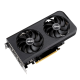 Dual GeForce RTX 3070 SI Edition graphics card, front angled view, highlighting the fans, I/O ports