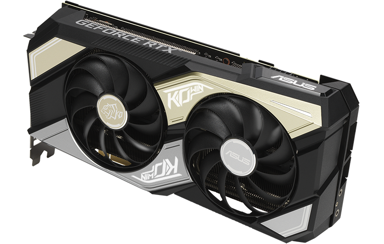 ASUS KO-RTX3060-12G-V2-GAMING features Aura RGB lighting on the shroud