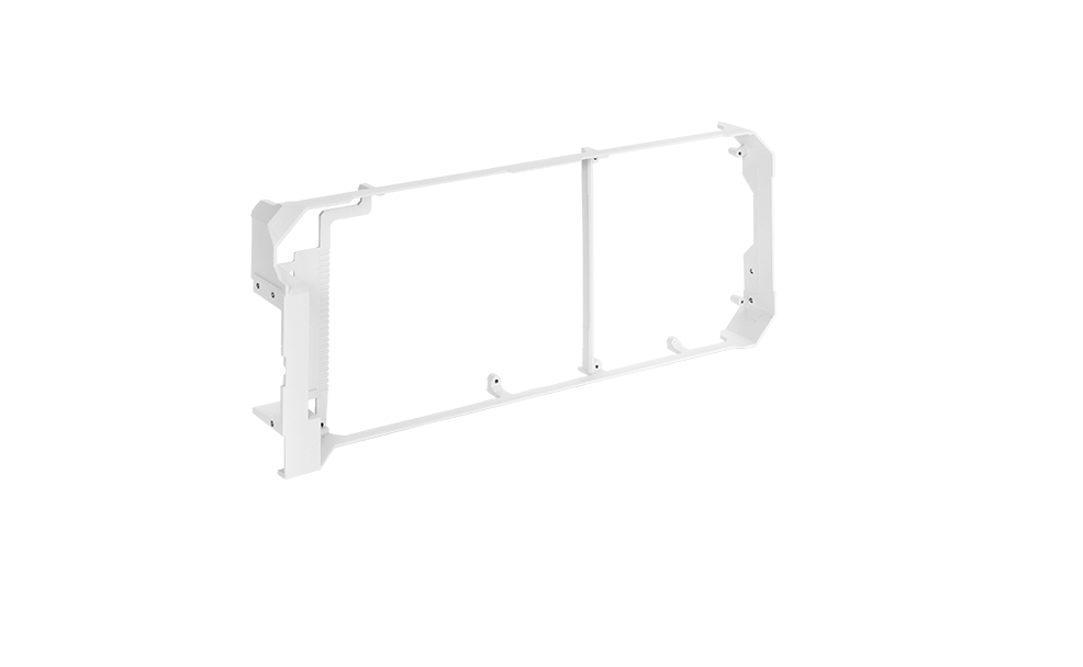 Exploded view of ROG STRIX RTX 3080 V2 WHITE EDITION structural layers