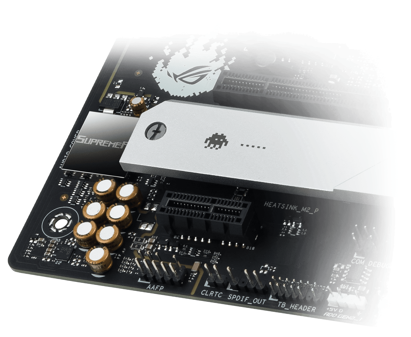 TheStrix B760-A D4 motherboard features SupremeFX audio.