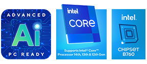 Intel CPU and chipset logo