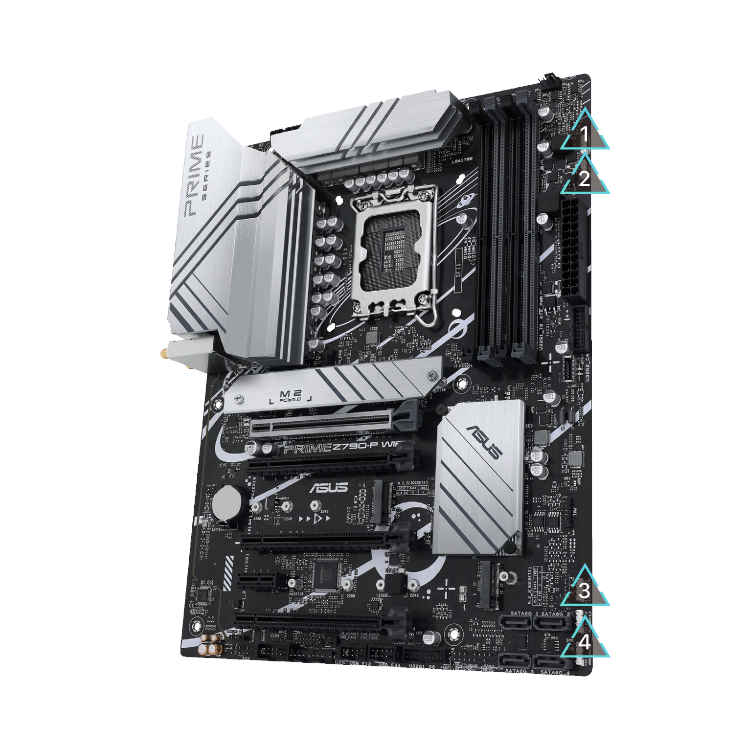 All specs of the PRIME Z790-P WIFI motherboard