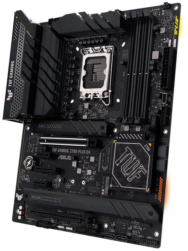 TUF Gaming motherboard’s photo