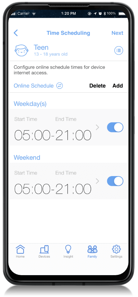 More flexible screen time scheduling for effortless digital parenting.