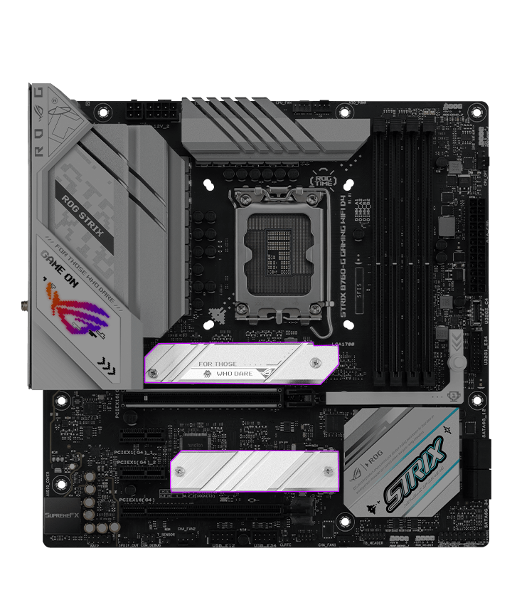 Strix B760-G D4 M.2 heatsink layout