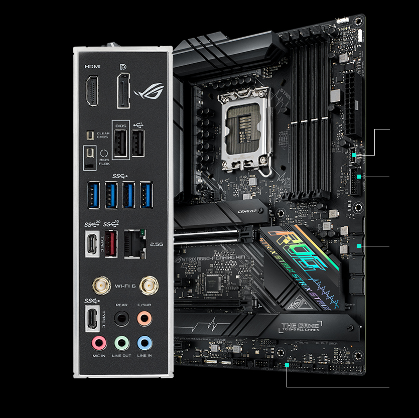 ROG Strix B660-F Gaming WiFi Connectivity