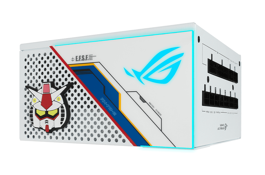 ROG Strix 850W GUNDAM EDITION top view