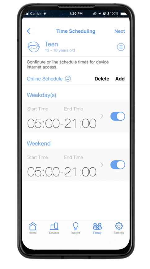 Flexible time scheduling makes digital parenting more effortless.