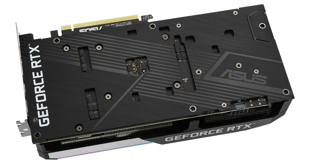 ASUS DUAL-RTX3060TI-8G-V2 protective backplate