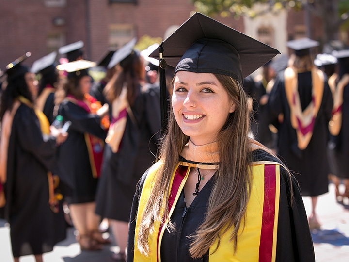 USC school student graduating