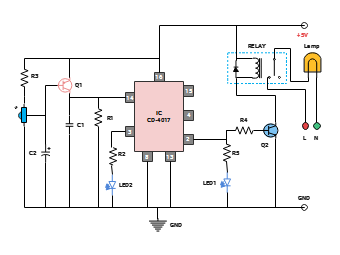 IR Remote Control Circuit Diagram