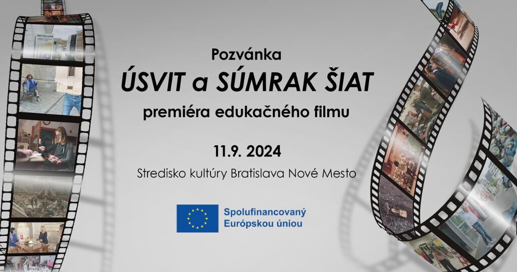 Invitation to the premiere of the educational film ÚSVIT and SÚMRAK ŠIAT