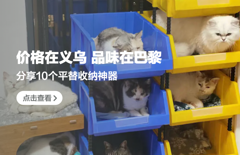 价格在义乌，品味在巴黎！10个选品案例，教你怎么买到效果哇塞的平替收纳神器~