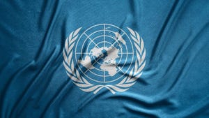 The UN flag