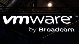 The VMware by Broadcom logo