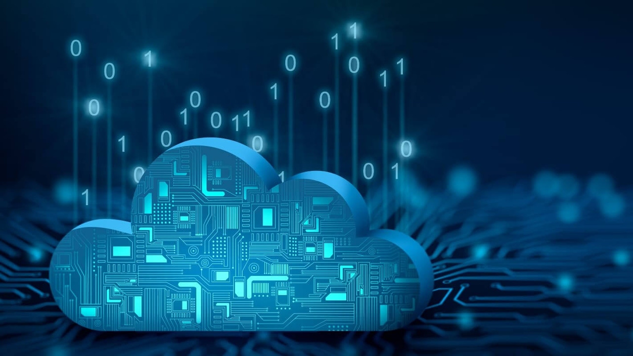 a graphic of cloud elements