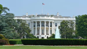 The White House from the southern lawn