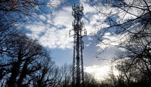 A cellular tower