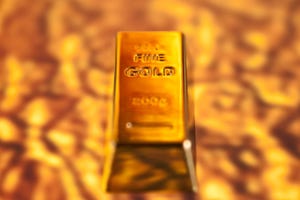 A fine gold bar