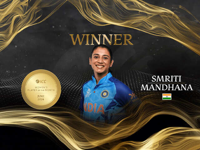 Smriti Mandhana Crowned ICC Women’s Player Of The Month For June 2024