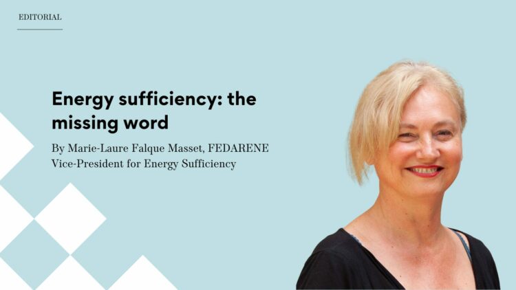 Energy Sufficiency: The missing word