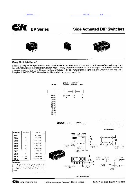 BP01数据手册封面