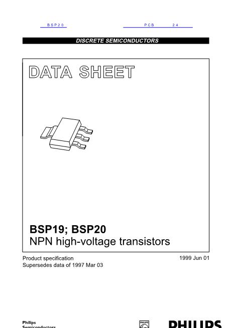 BSP20数据手册封面