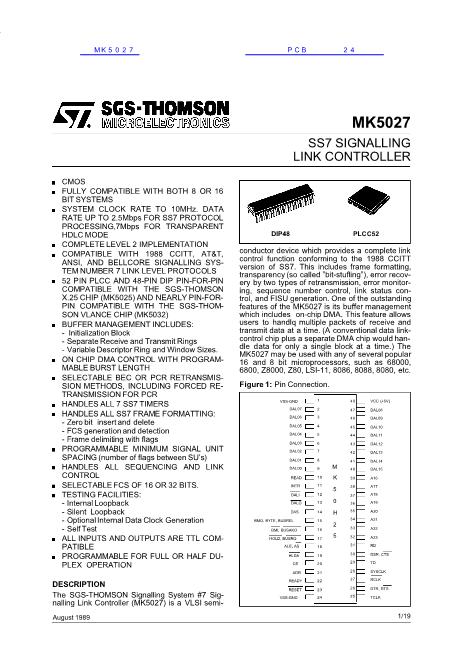 MK5027数据手册封面