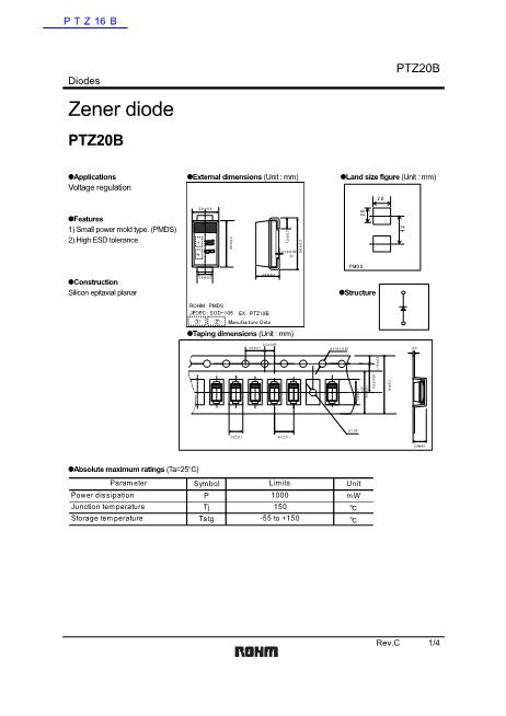 PTZ16B数据手册封面