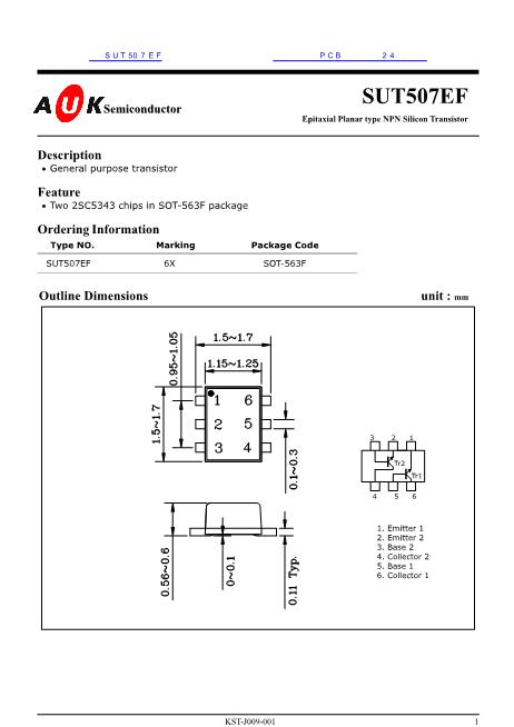 SUT507EF数据手册封面