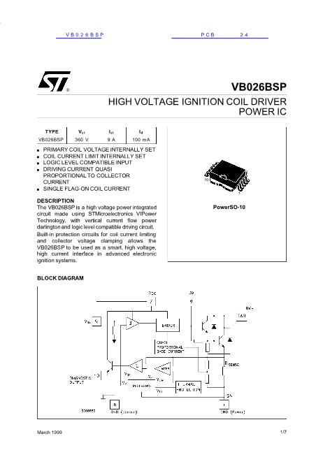 VB026BSP数据手册封面