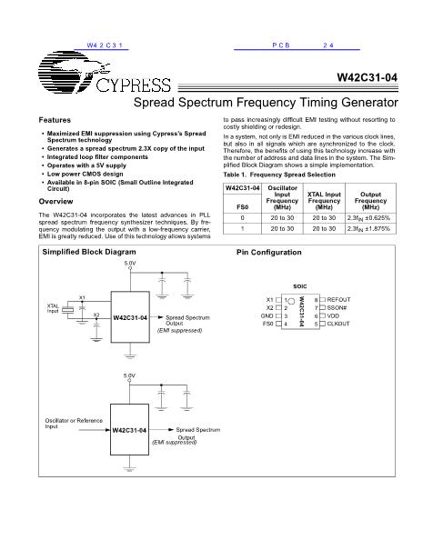 W42C31数据手册封面