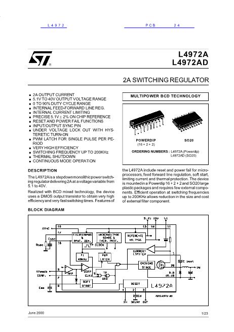 L4972数据手册封面