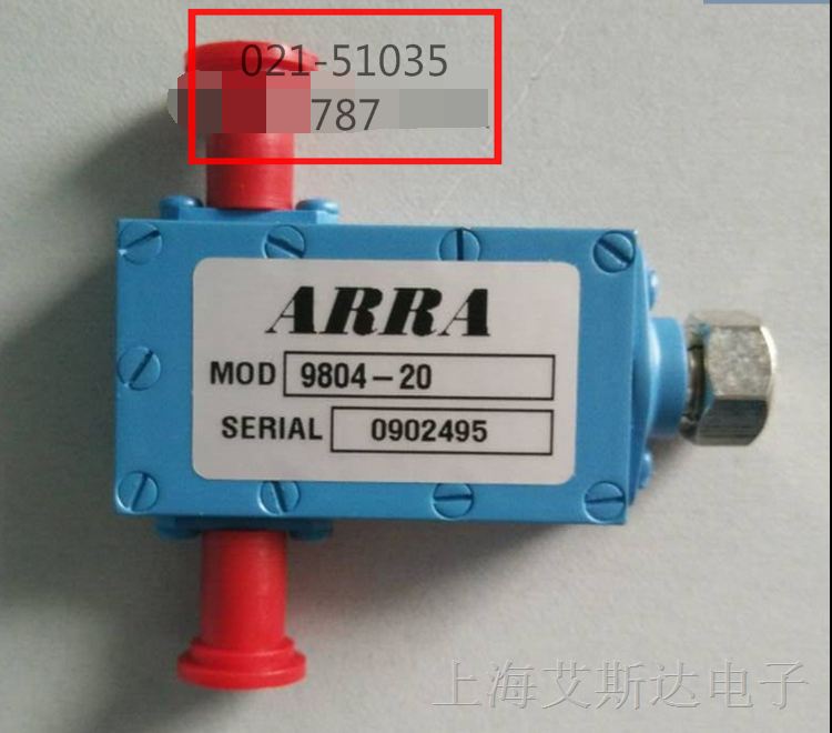 供应ARRA衰减器9804-20 8.0-18.0GHz 20dB SMA female standard