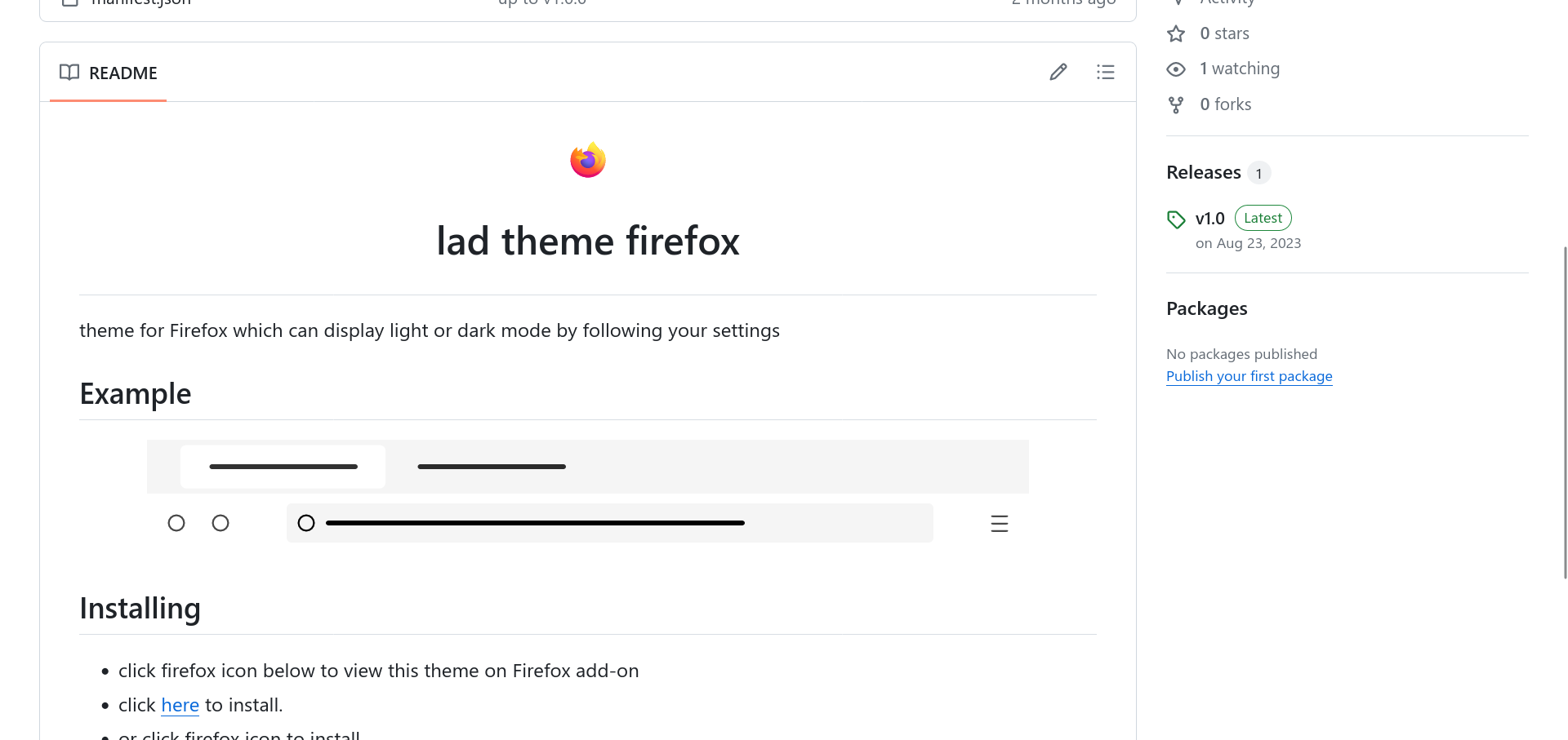 lad theme firefox