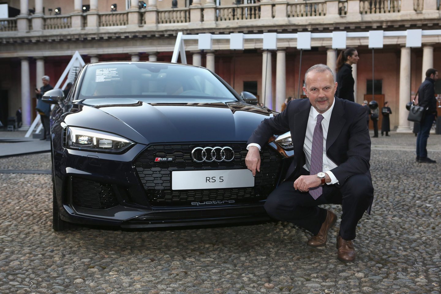 MILAN, ITALY &#8211; APRIL 05:  Fabrizio Longo attends Audi City Lab on April 5, 2017 in Milan, Italy.  (Photo by Vincenzo Lombardo/Getty Images)