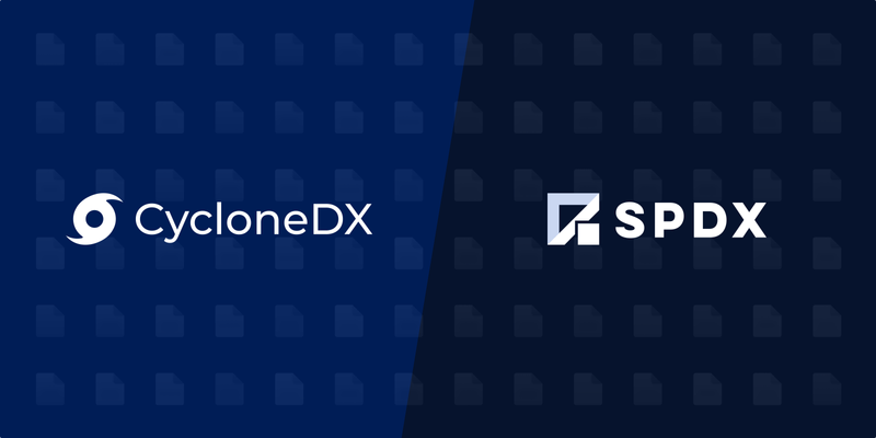 Representation of the CycloneDX and SPDX SBOM formats